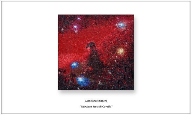 Litografia "Nebulosa Testa di Cavallo"