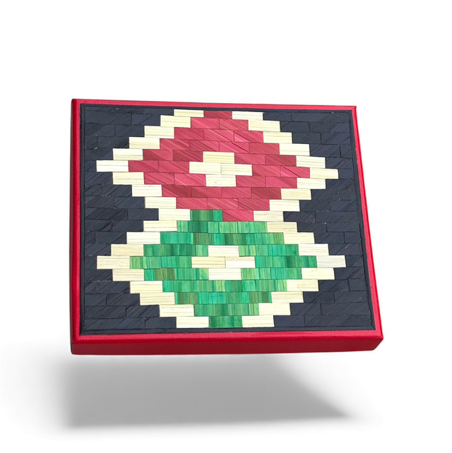 Destination BOURGOGNE ! Coffret SOMMELIER en marqueterie de paille de Bourgogne