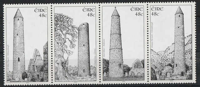 Ireland  2005   Round Towers of Ireland  set  MNH