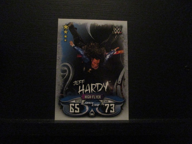 Jeff Hardy - Smackdown Live Slam Attax Live Original Trading Card #165
