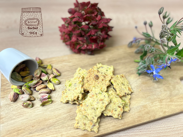1. Biscuits à la Pistache (Sachet de 125g)