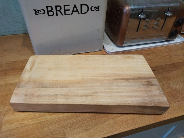 Charcuterie board -  approx 33cm X 23cm.at the widest points