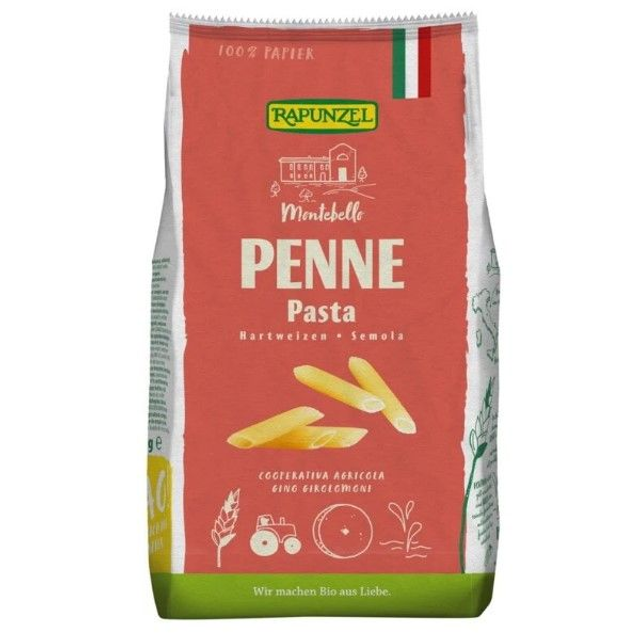 Rapunzel Penne Semola, 500g Packung