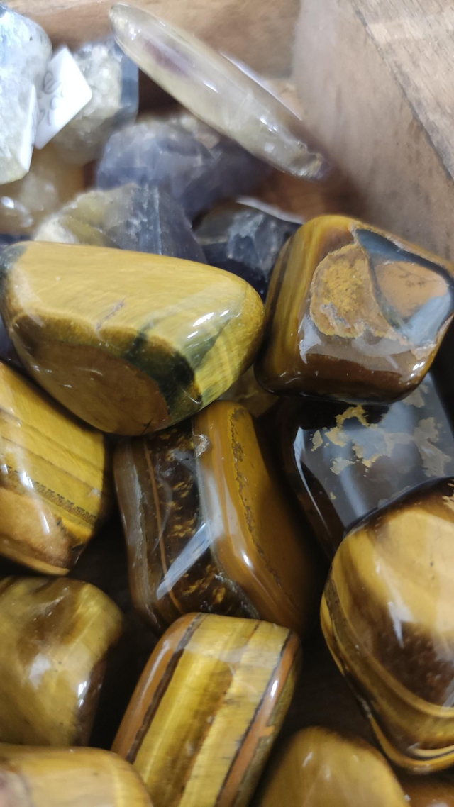 Oeil de tigre pierres roulées 