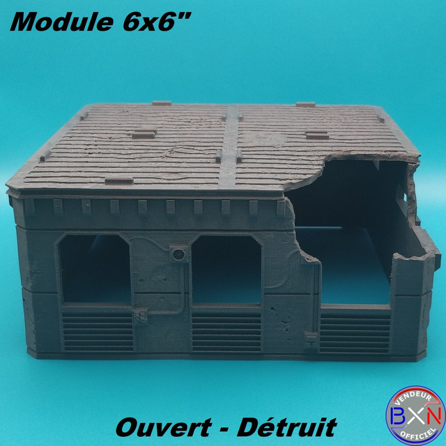 VGT - Module 6x6&quot; - Ouvert - Détruit