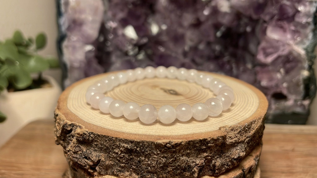 Bracelet QUARTZ ROSE 6mm