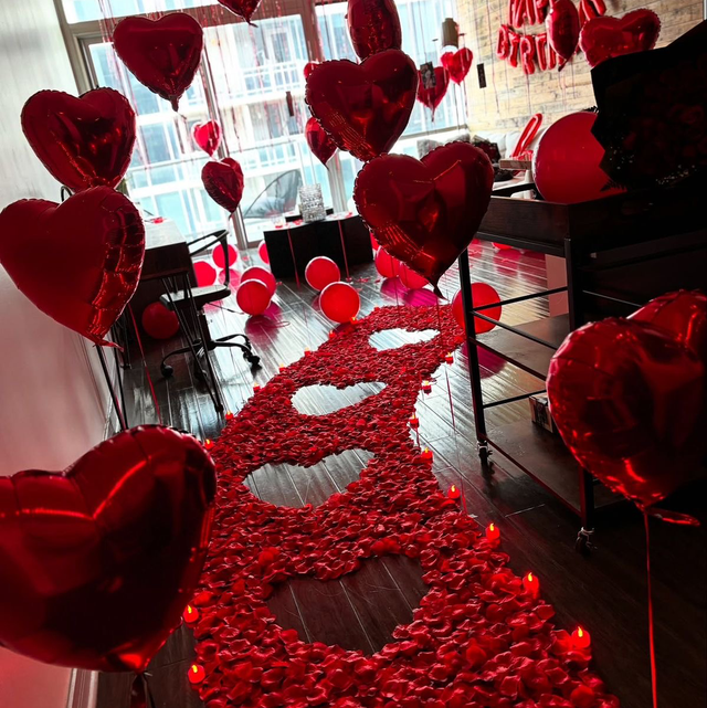 'WILL YOU BE MINE' Glitter Rose Package