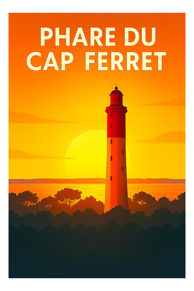 Affiche photo - Phare du Cap Ferret