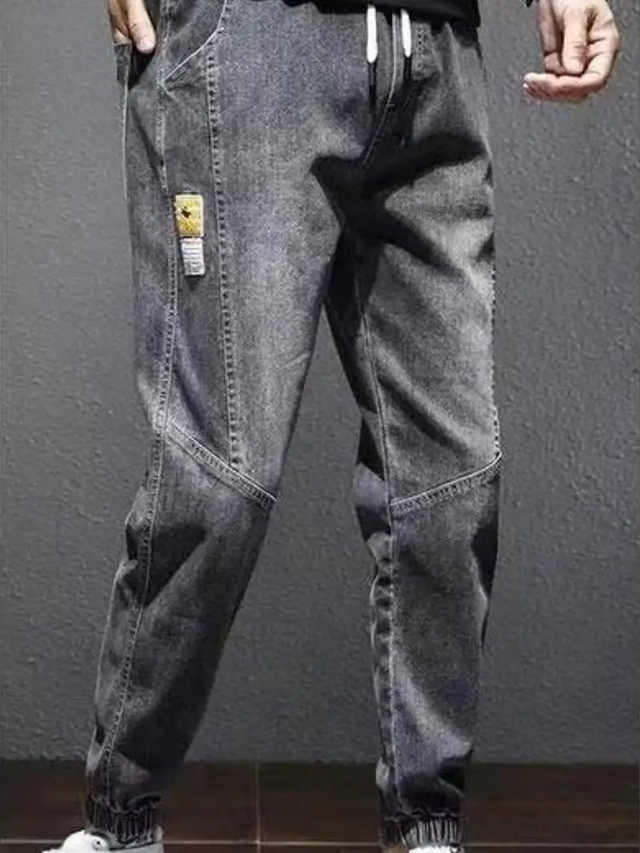 Men Light-Colored Denim Pants 