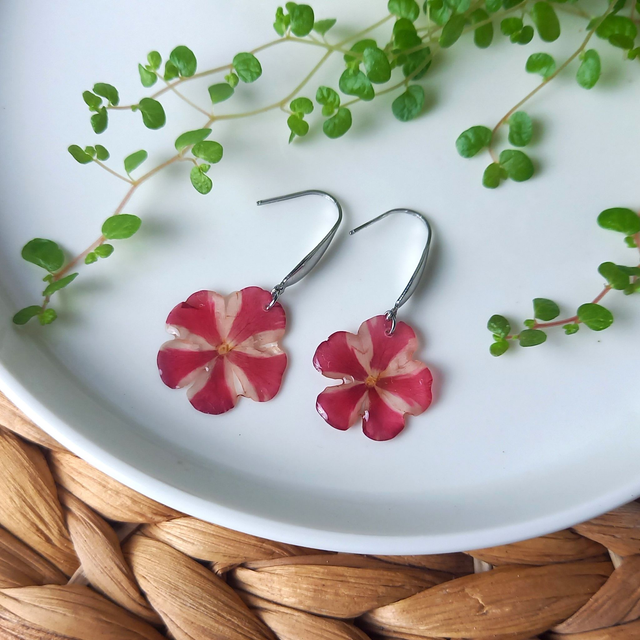 Boucles d'oreilles ∙ argenté ∙ Soliflora Verveine