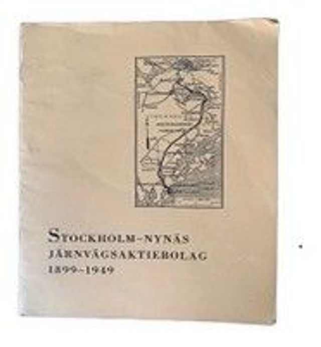 STOCKHOLM—NYNÄS JÄRNVÄGSAKTIEBOLAG  1899 — 1949