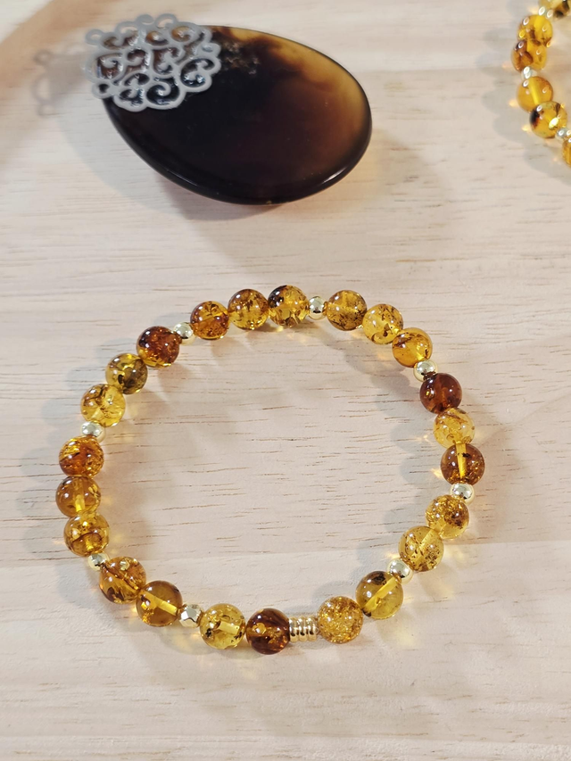Bracelet Ambre 0,7 cm