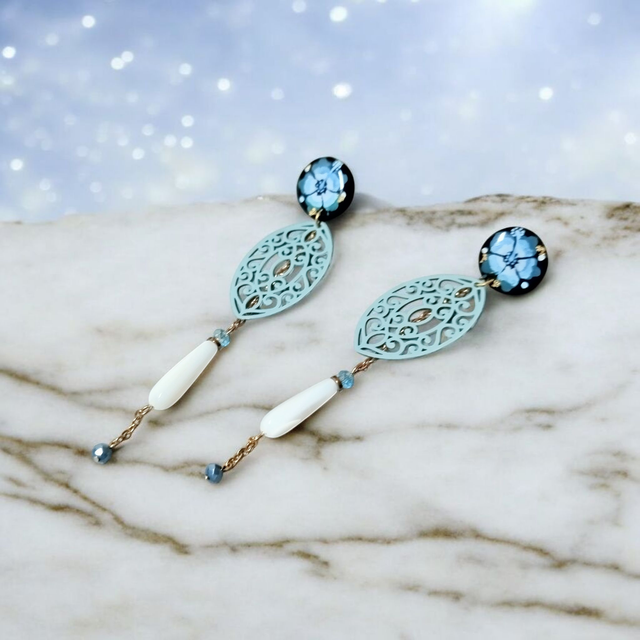 Boucles d'oreilles Flora