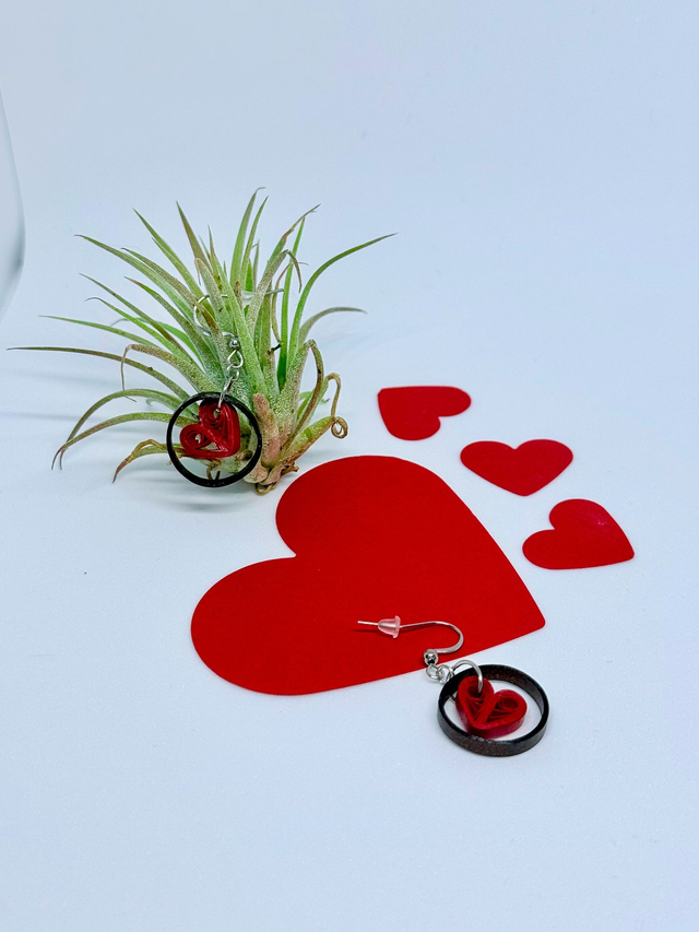 Boucles d'oreilles Coeurs d'Amour