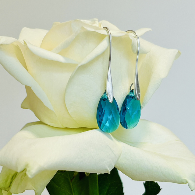 Boucles d'oreilles turquoises