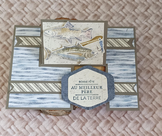 Carte marine. Fête des pères.