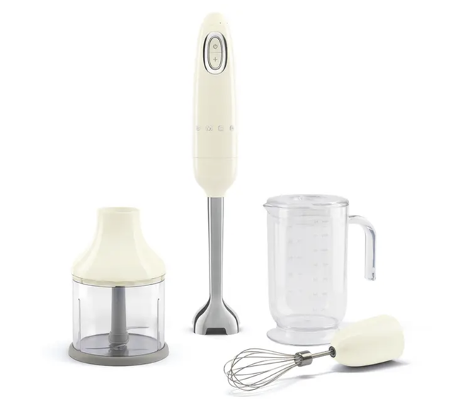 Smeg HBF03CREU Stabmixer-Set Creme