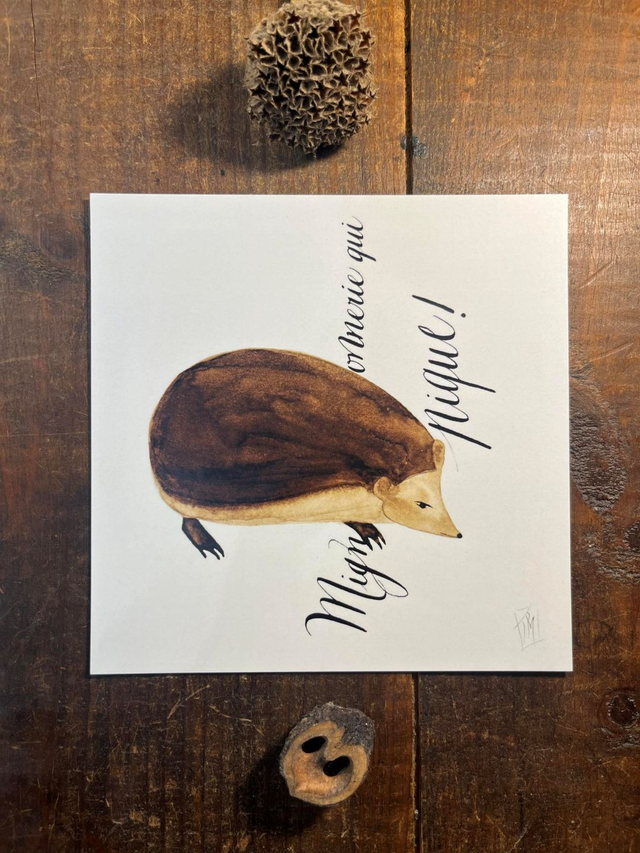 Carte Mignonnerie qui pique