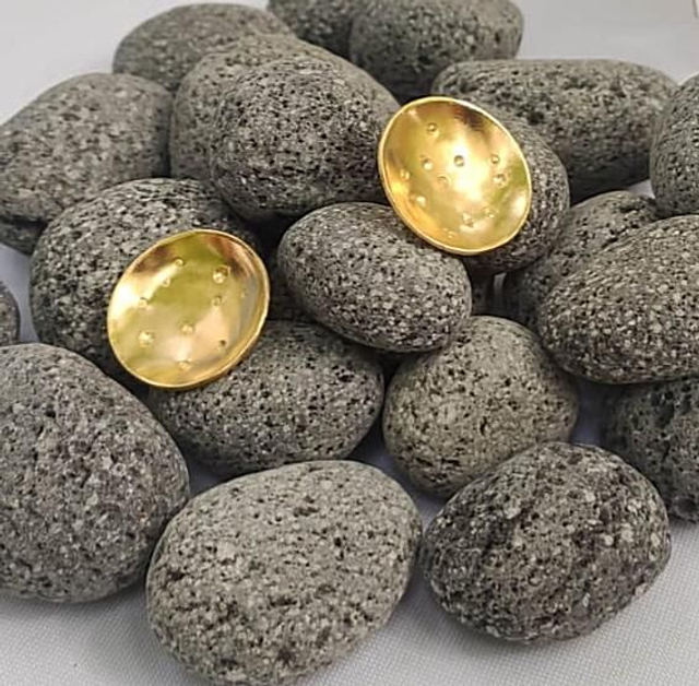 Pendientes botón Luna 