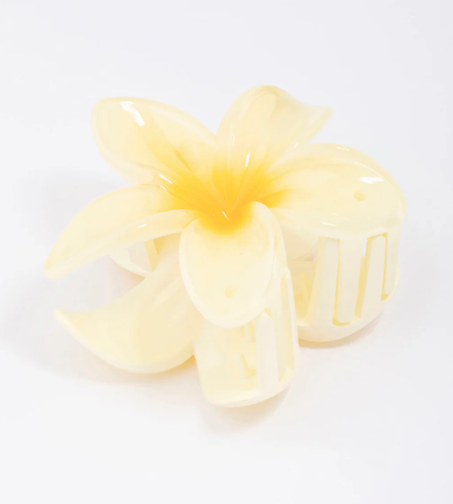 Yellow Flower Clip