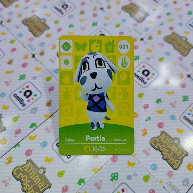 Tarjeta Amiibo Portia / Animal Crossing 021