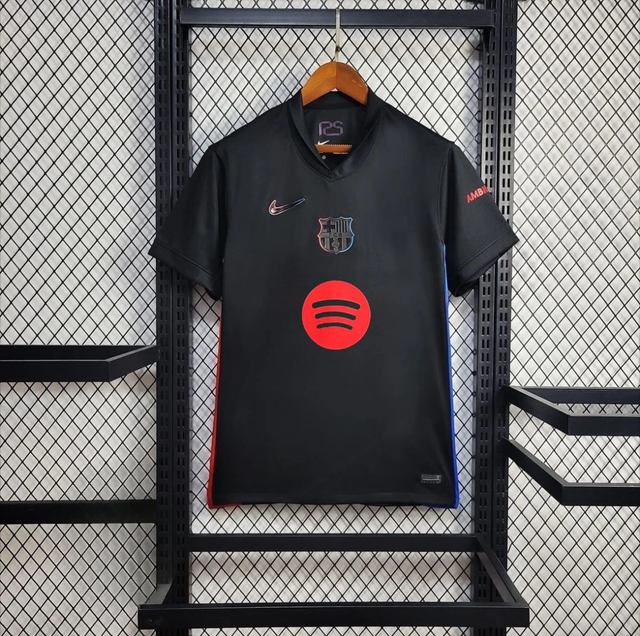 Camiseta 2ª Barcelona  LOGO SPOTIFY- Versión Fan - 24/25
