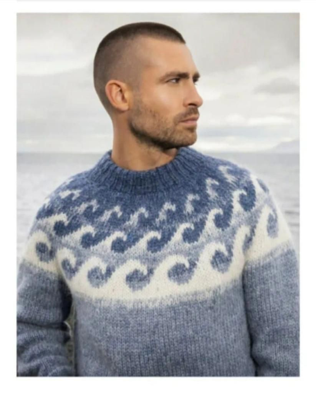 Waves Hand Knitted to Order