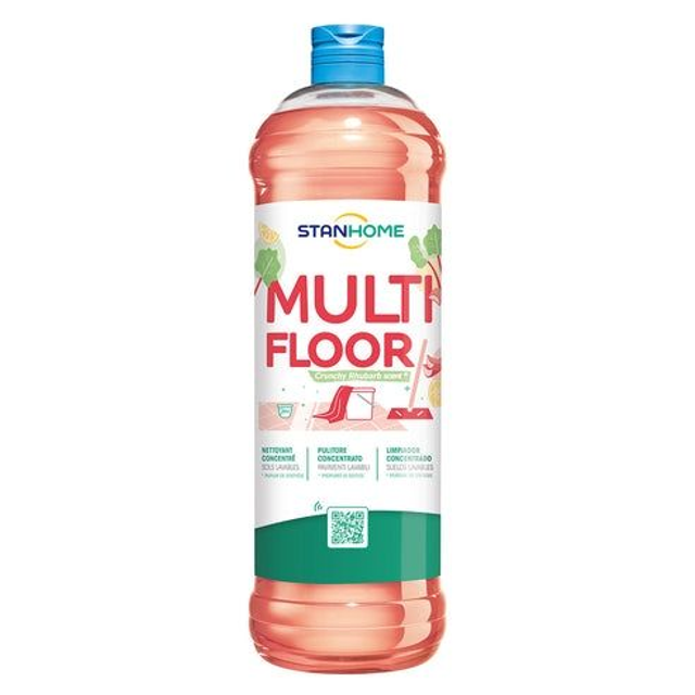 MULTIFLOOR RABARBARO CROCCANTE 1000 ML Pulitore Concentrato Pavimenti Lavabili 