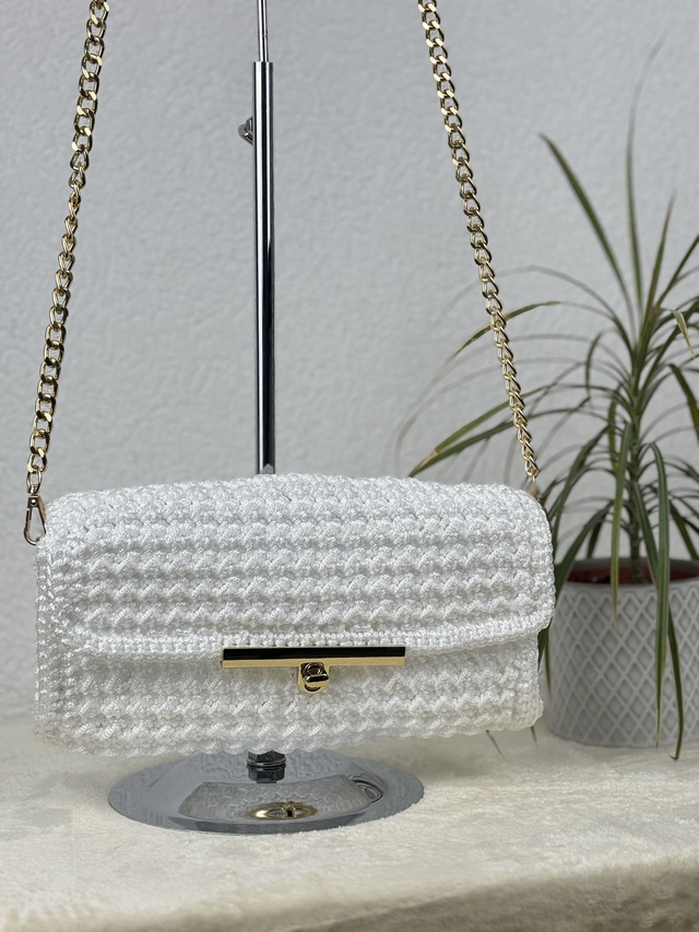 Pochette Paris Blanc