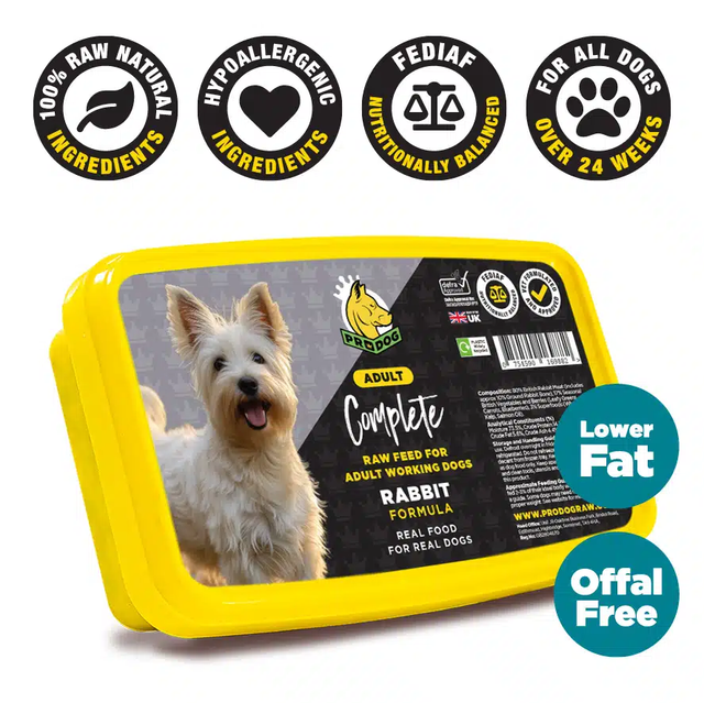 500g ProDog Complete Rabbit raw dog food