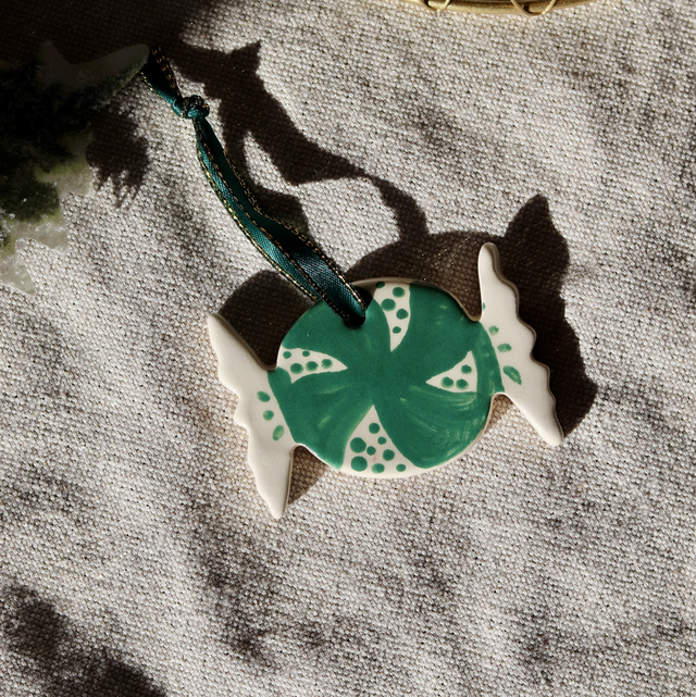 Lot suspension bonbons verts