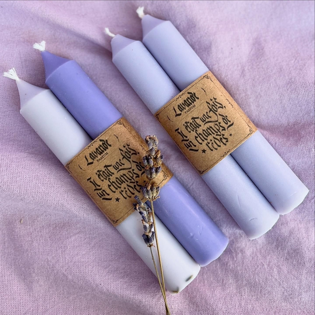 Lot de 2 bougies : Lavande 