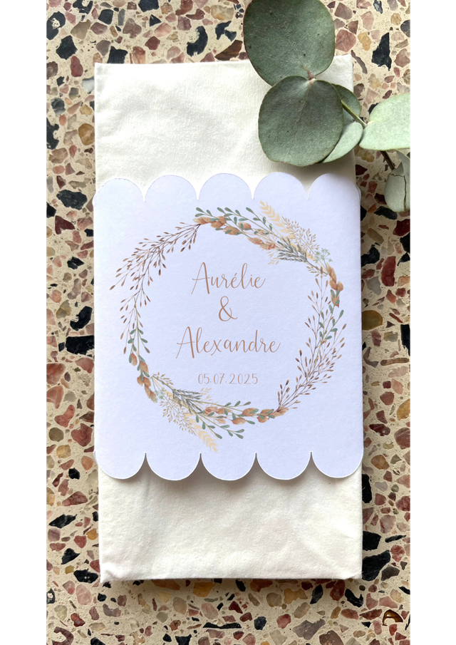 Étui à mouchoir &quot;Amandine&quot; - Personnalisable