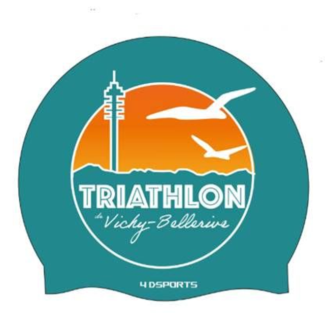 Bonnet de natation Triathlon de Vichy 2024 (Vert)