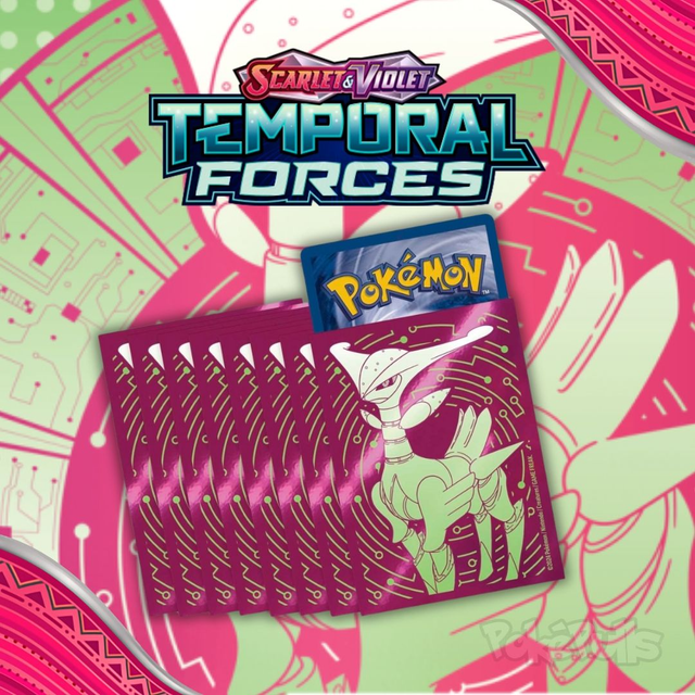Pokémon Temporal Forces: Iron Leaves Sleeves (65kpl)