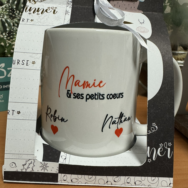 Tasse papy ou mamie personnalisable 