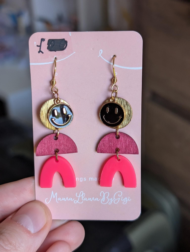 Smiley earrings 