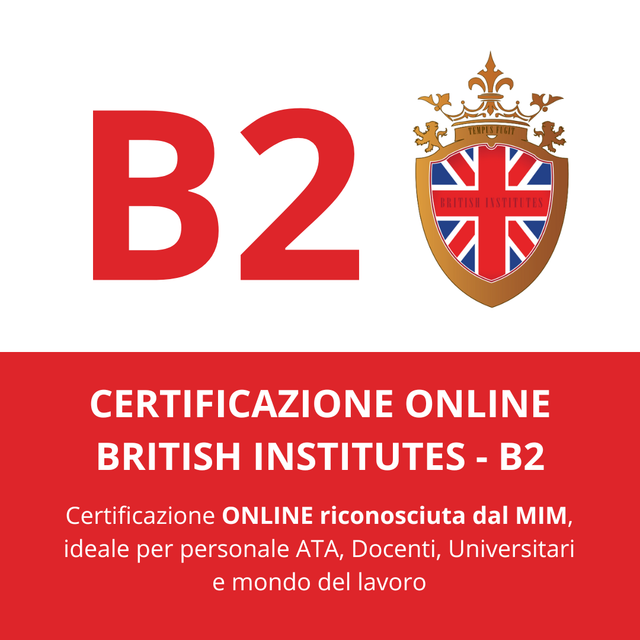 Certificazione ONLINE British Institutes (B2)