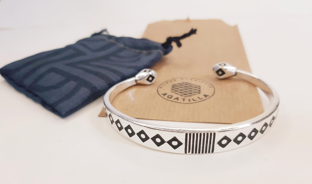 BRACELET JONC HOMME ETHNIQUE TORQUE