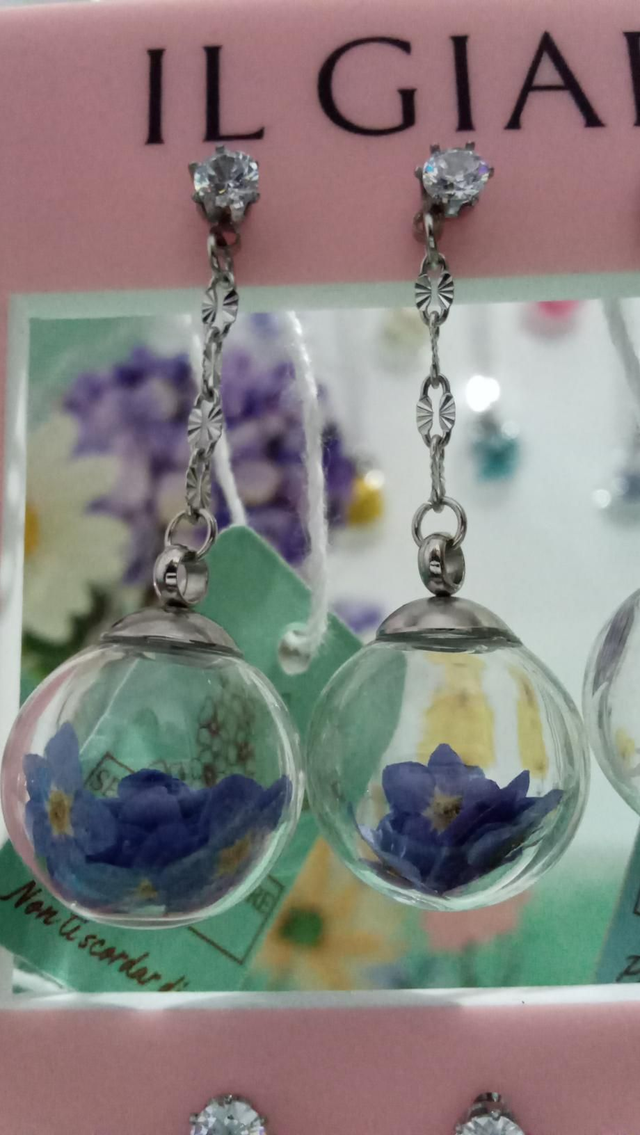 Orecchini " non ti scordar di me"