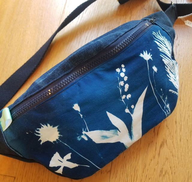 Grande banane en cyanotype