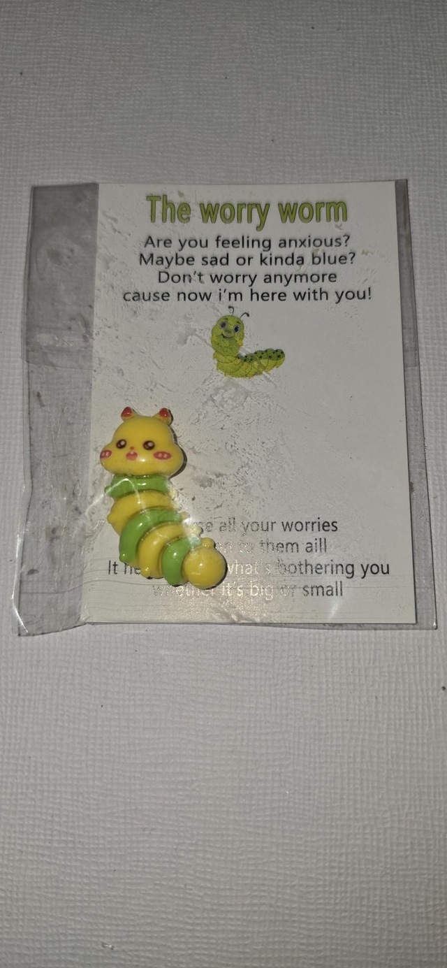 Worry worm green yellow