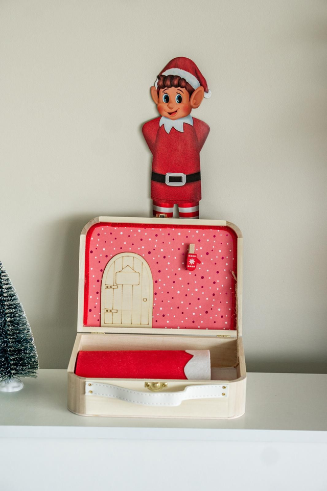 Mini valise magique - motif flocons