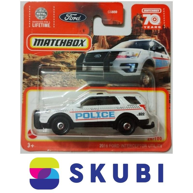 2016 FORD INTERCEPTOR UTILITY - MATCHBOX 70 YEARS - 26/100