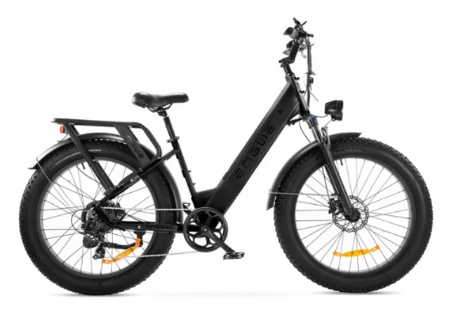 ENGWE E26 Fatbike met Lage instap - Zwart