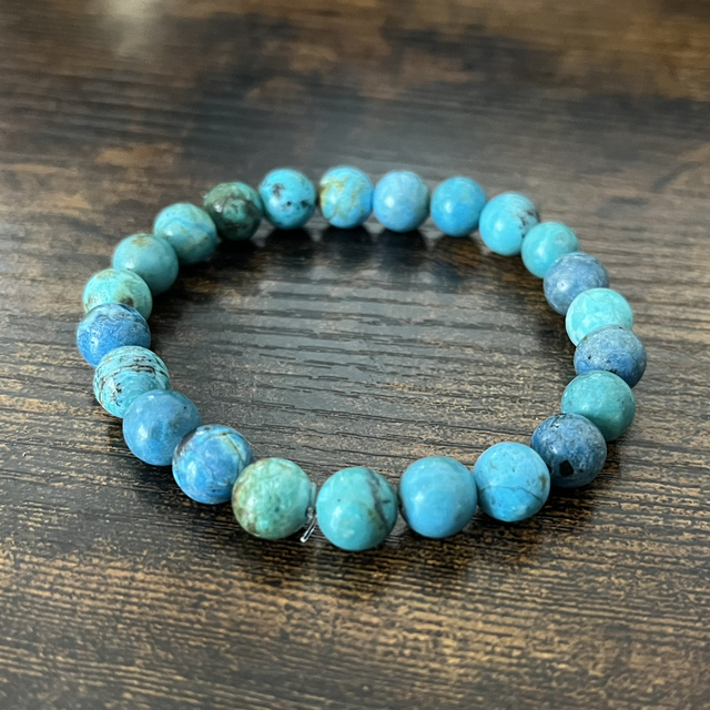 Bracelet en Opale bleue des Andes