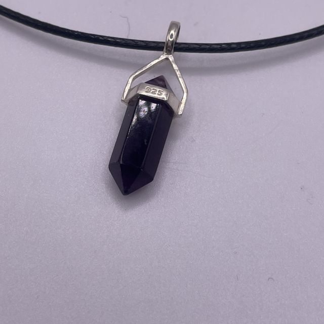 Amethyst Double Point Pendant