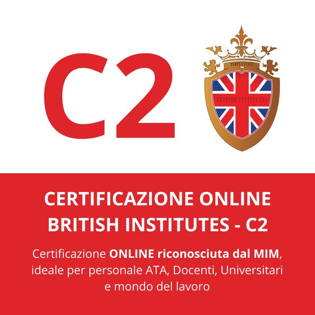 Certificazione ONLINE British Institutes (C2)