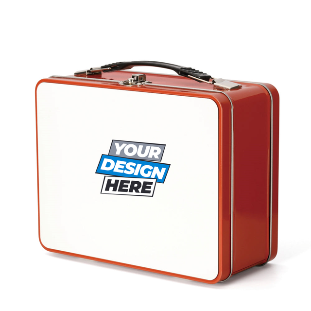 Tin Lunch Box - Red