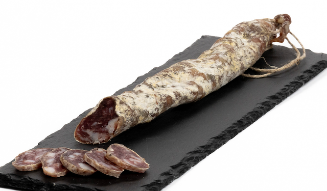 La saucisse sèche, environ 160 g